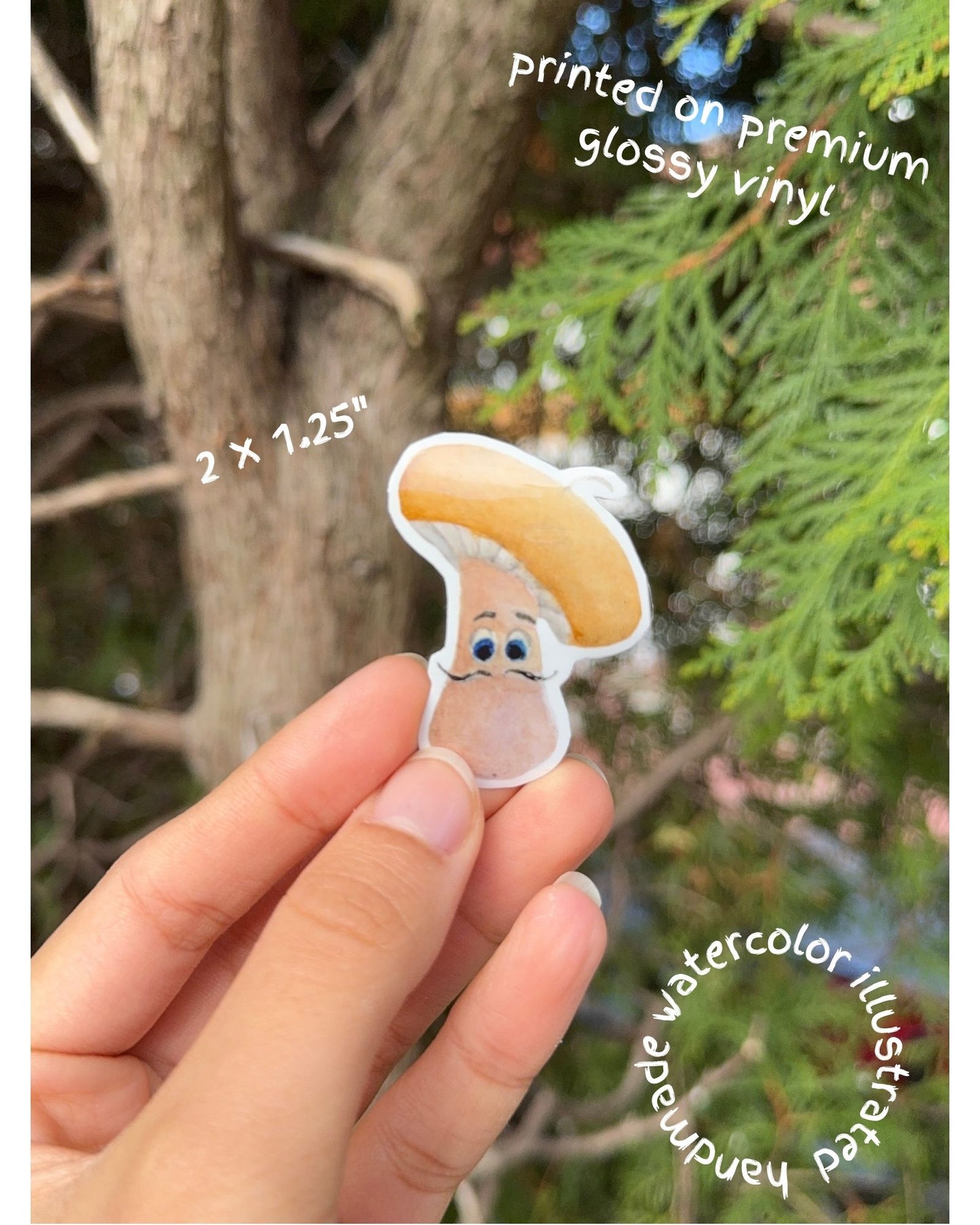 Vinyl sticker - Mr. Champignon