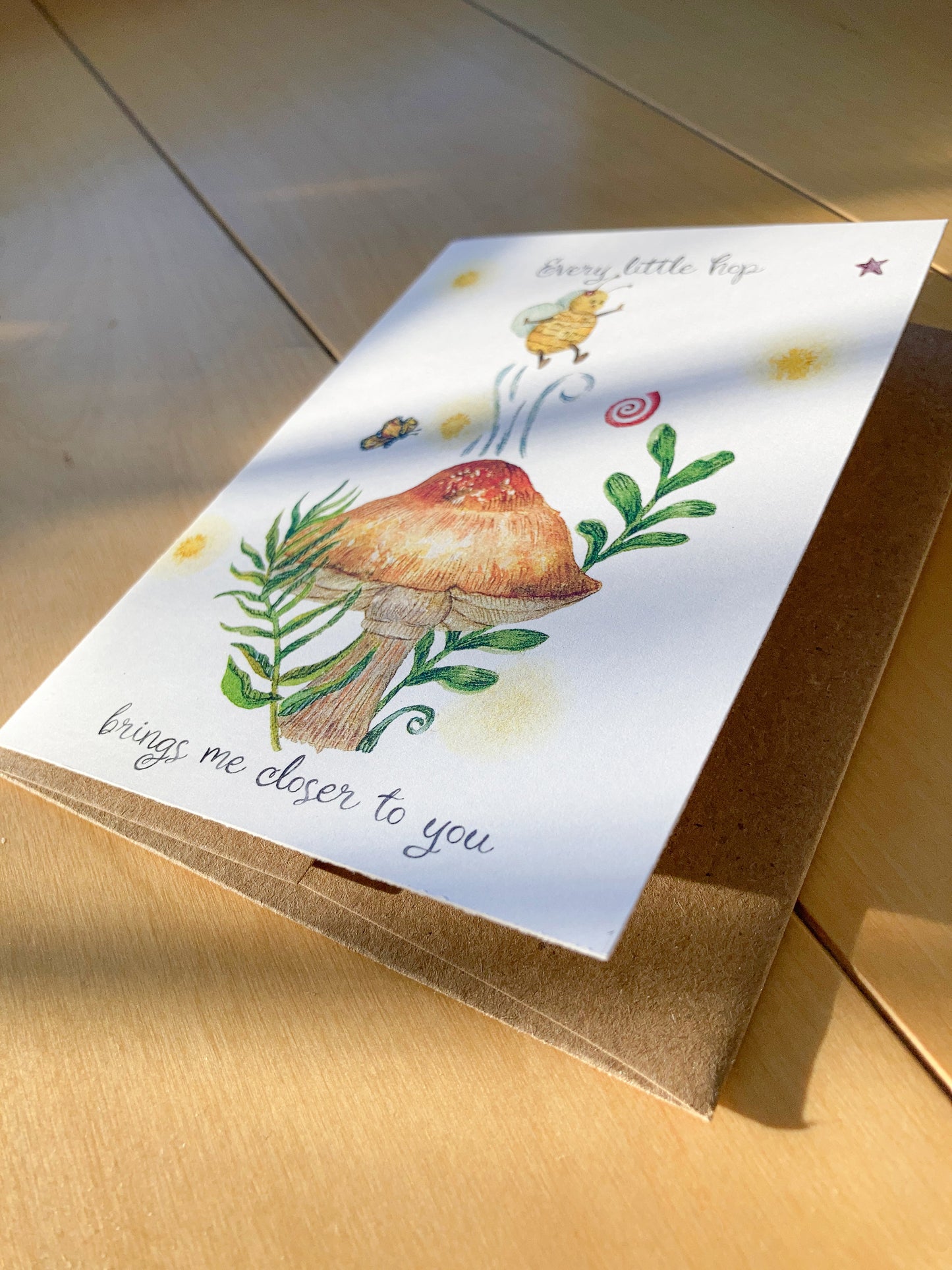 Greeting card - Hoping Bee