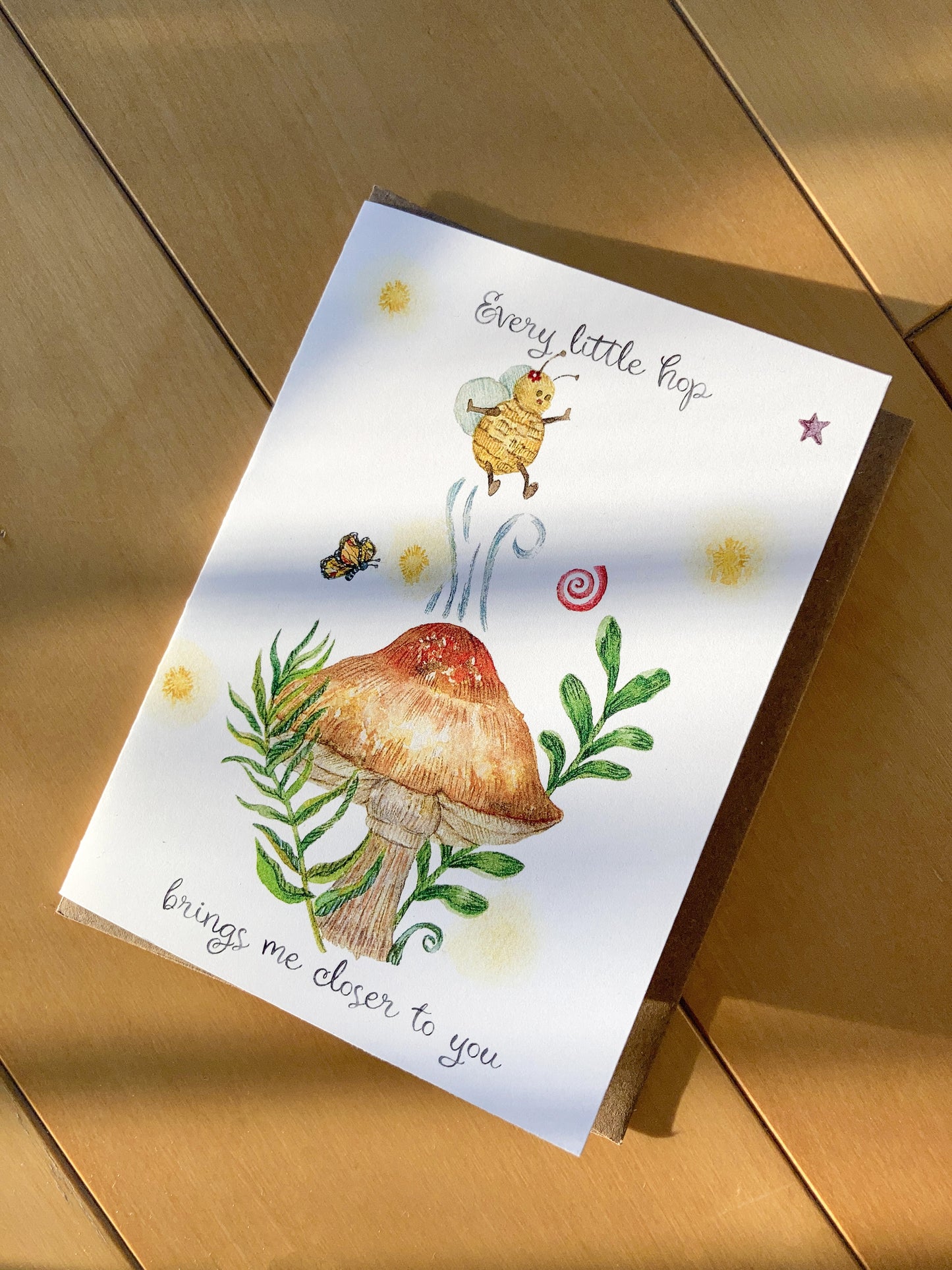 Greeting card - Hoping Bee