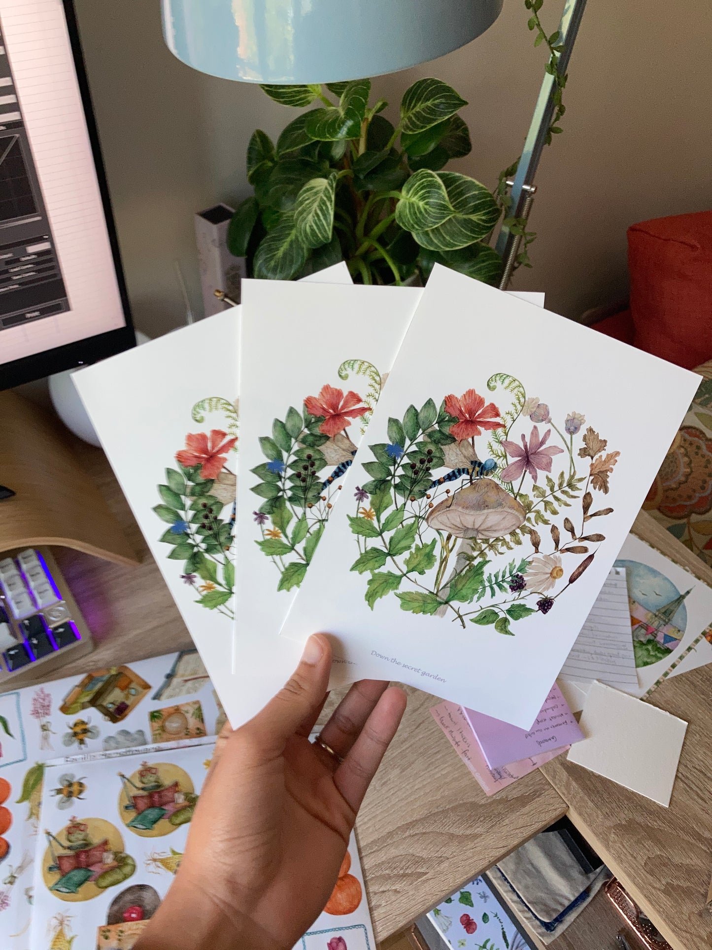 Art print - Down the secret garden