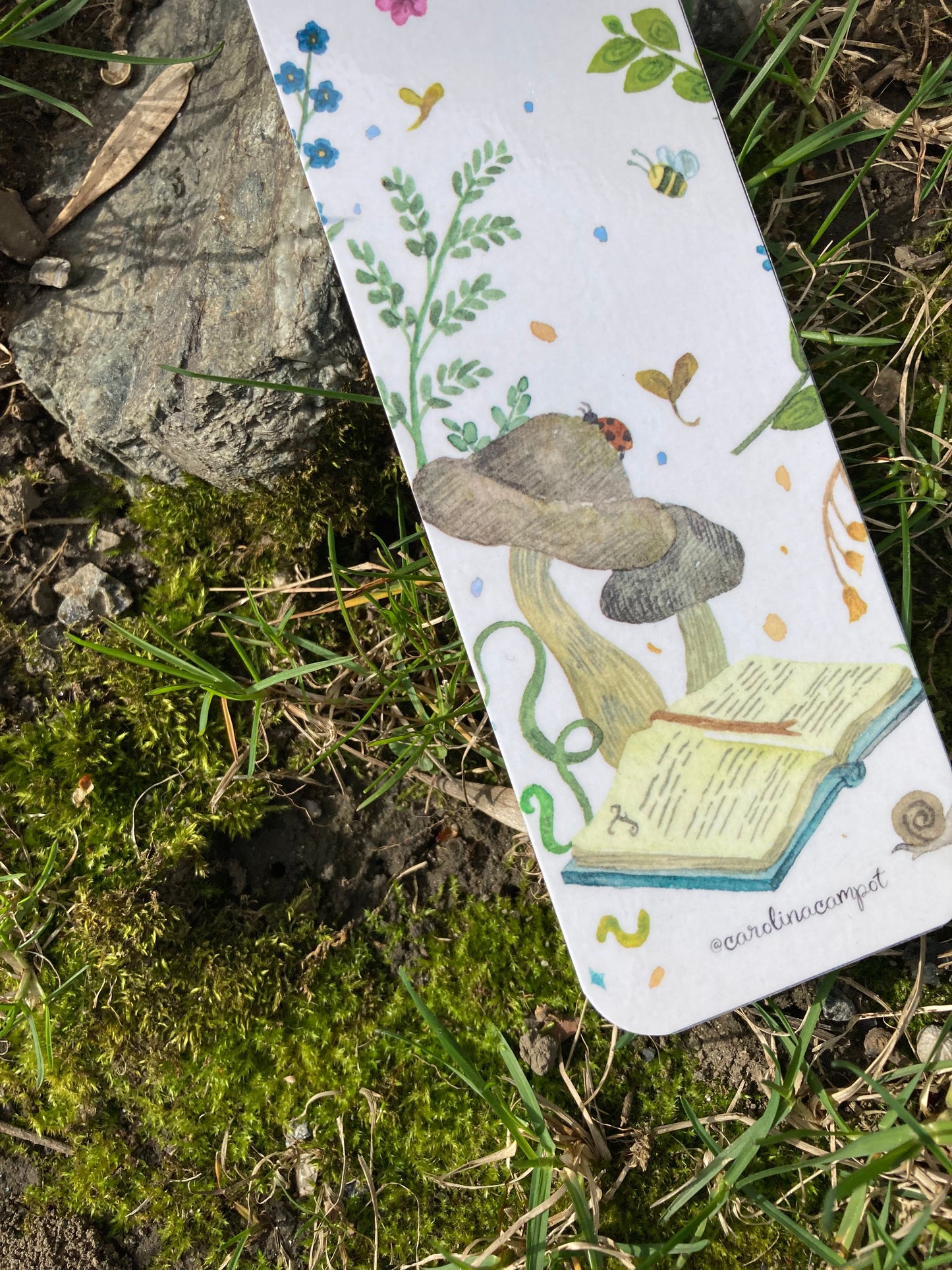 Bookmark- Mushroom book