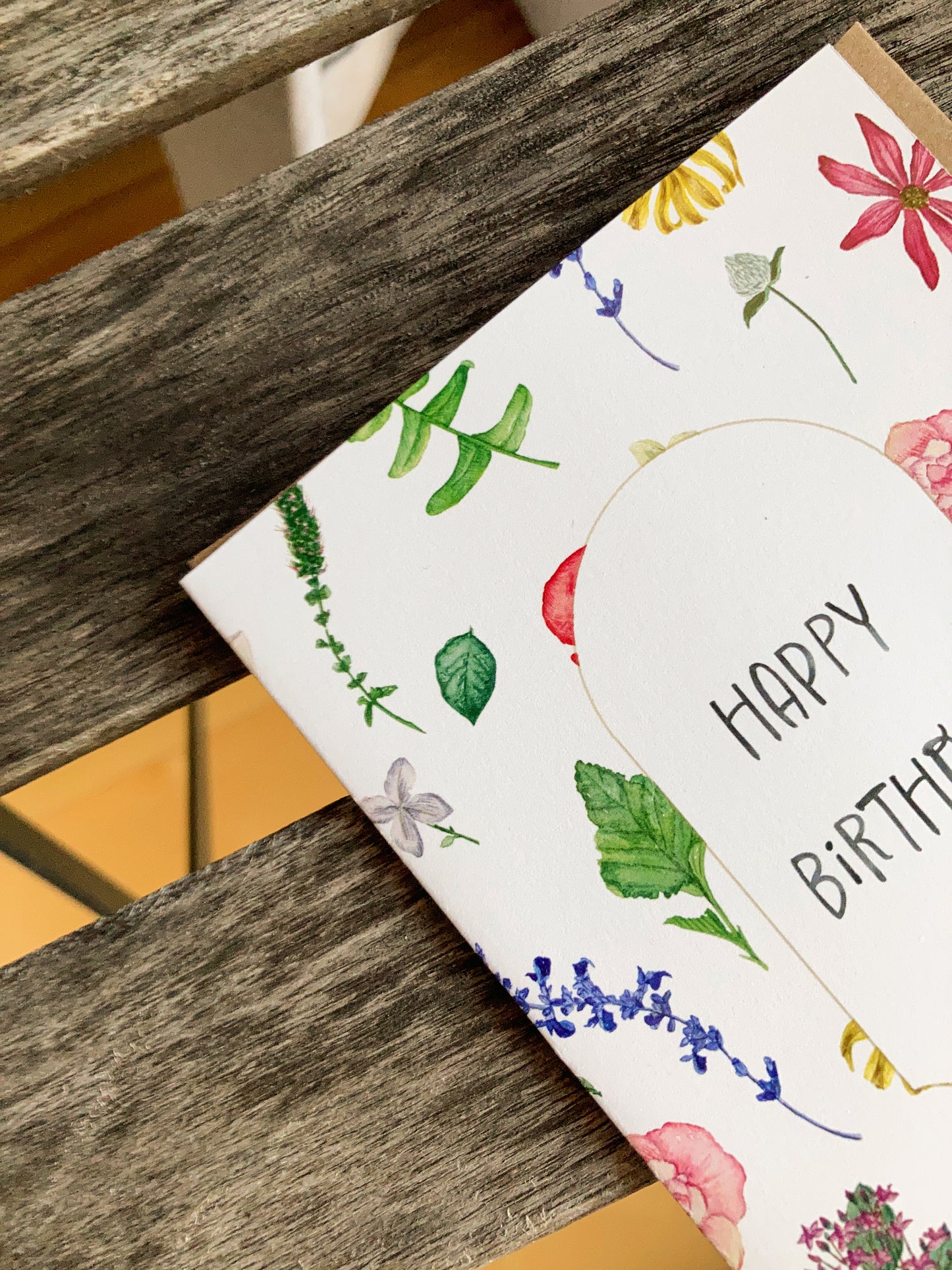 Greeting card - Birthday Flowers