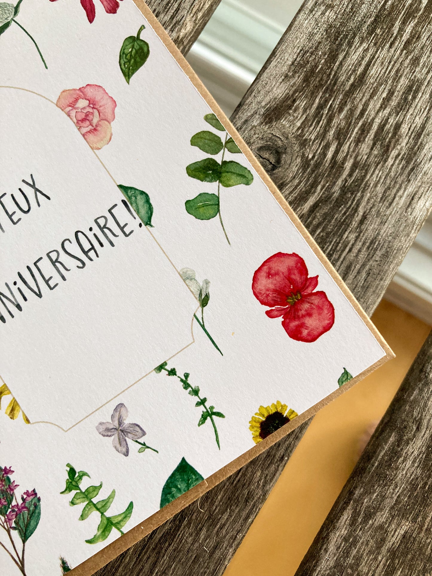 Greeting card - Birthday Flowers