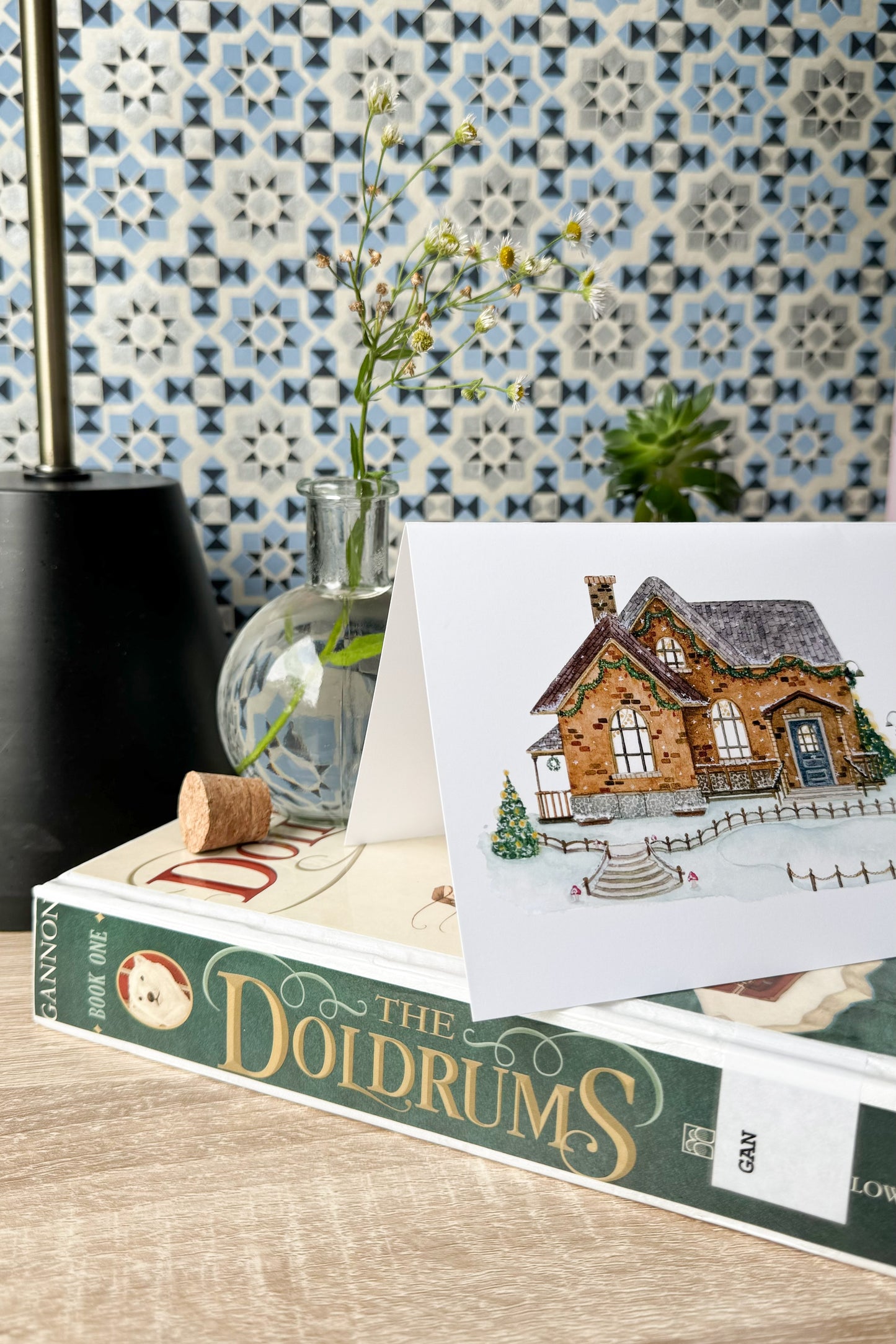 Greeting card - Christmas gingerbread house
