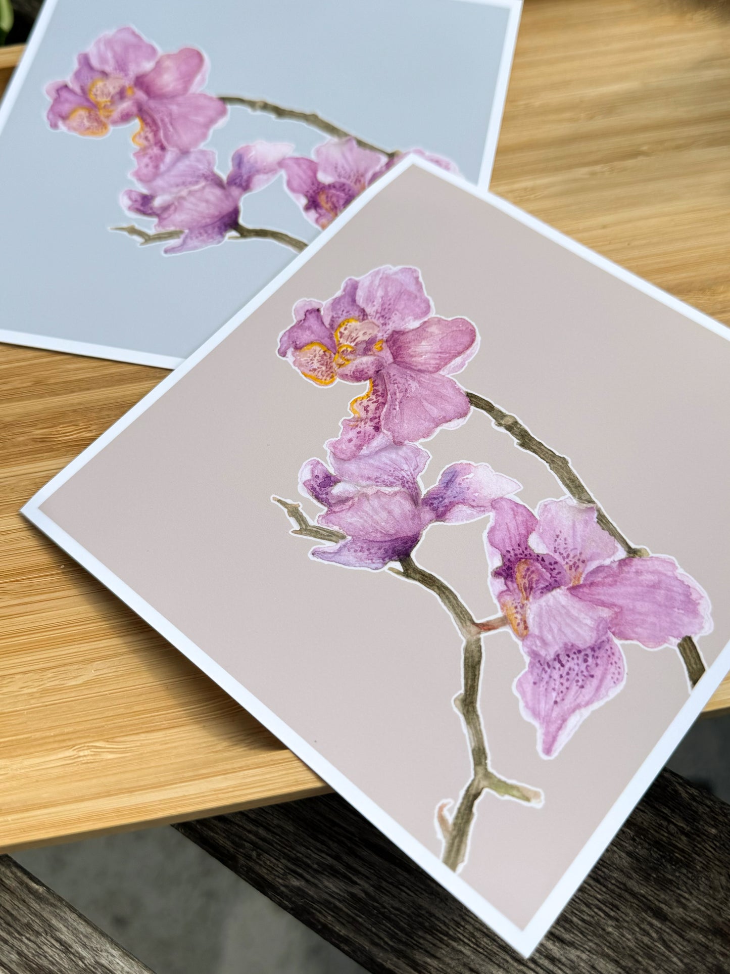 Art print - Still life orchids study