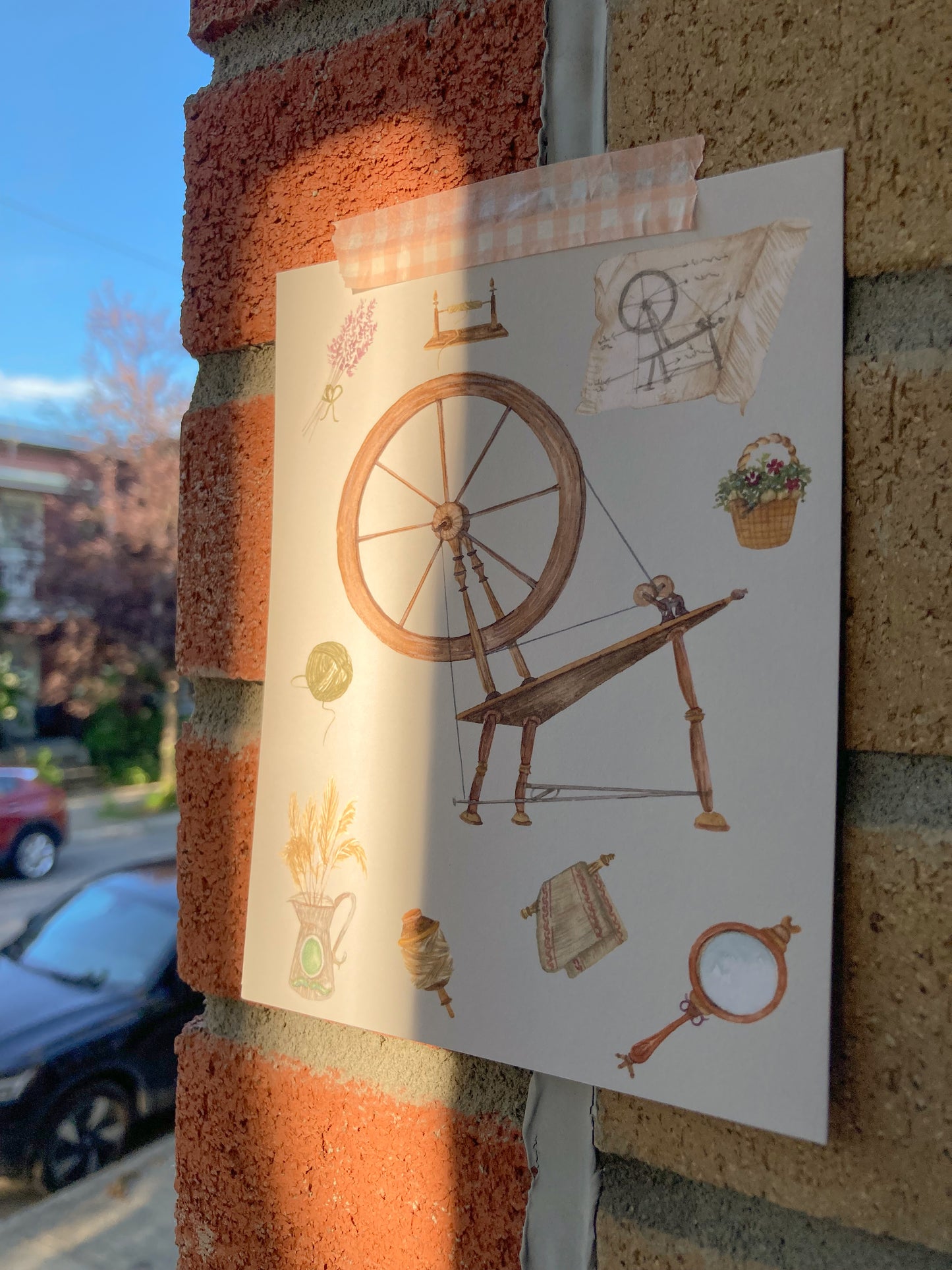 Postcard - Needlework