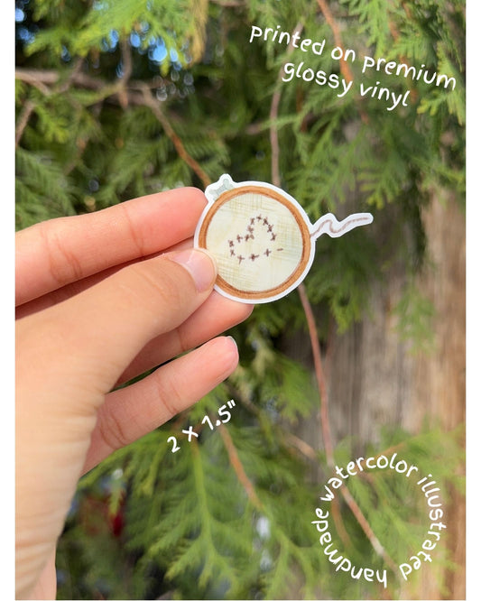 Vinyl sticker - Embroidery hoop