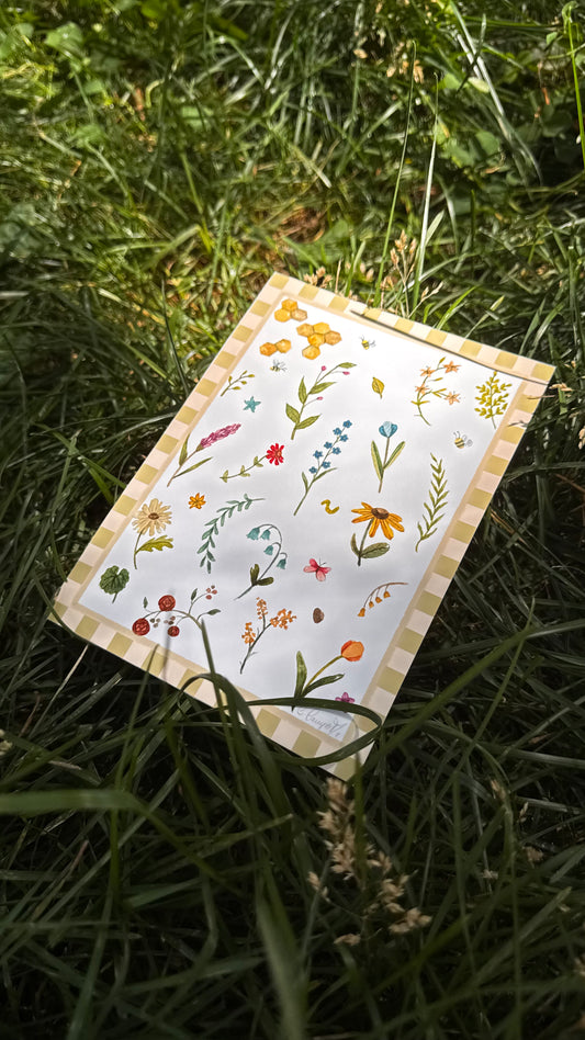 Art print - Fleurs Sauvages