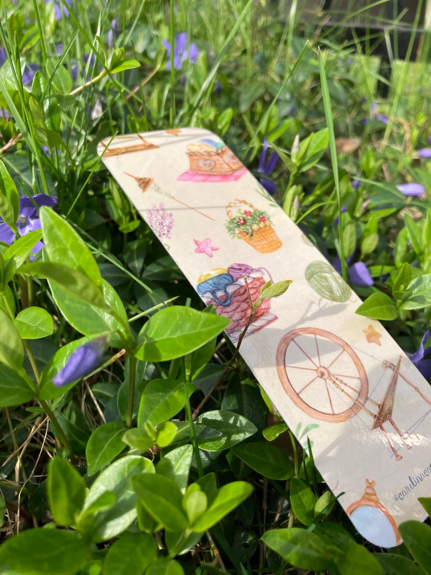 Bookmark- Spinning wheel