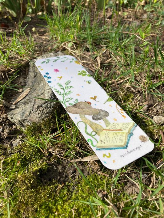 Bookmark- Mushroom book