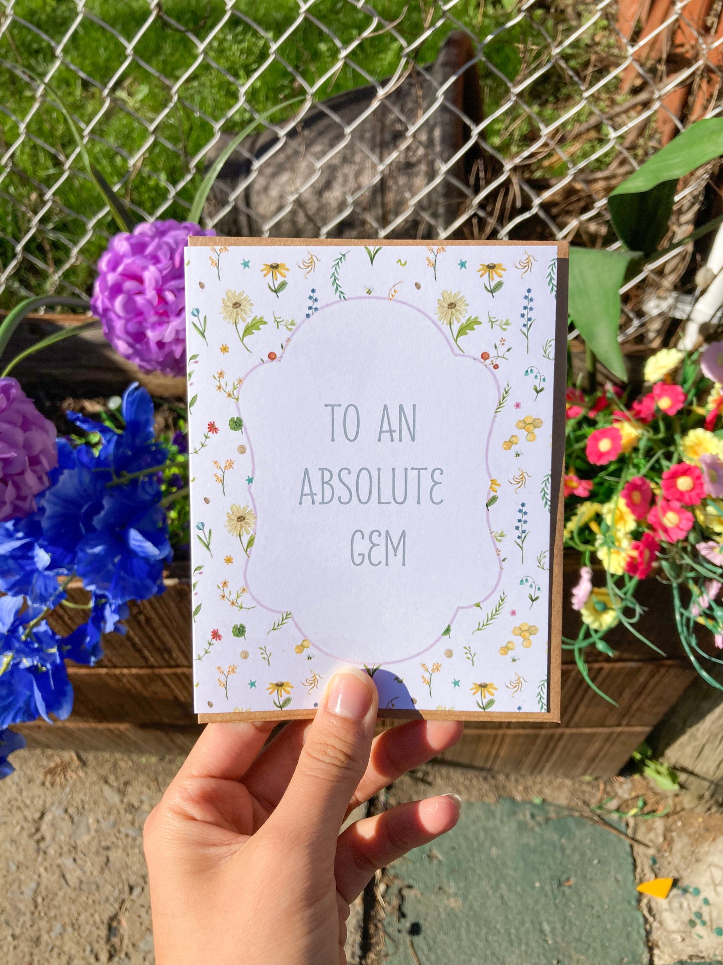 Greeting card - To an absolute gem