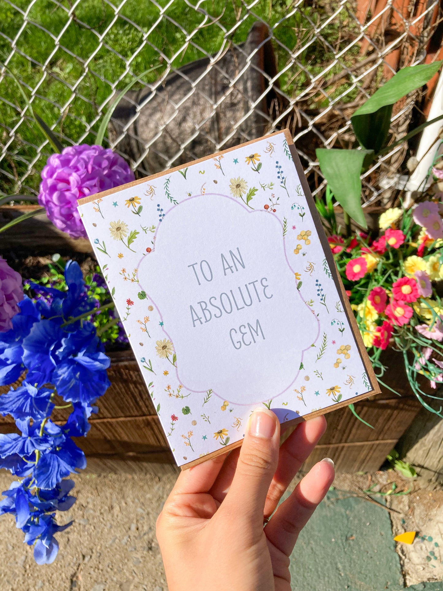 Greeting card - To an absolute gem