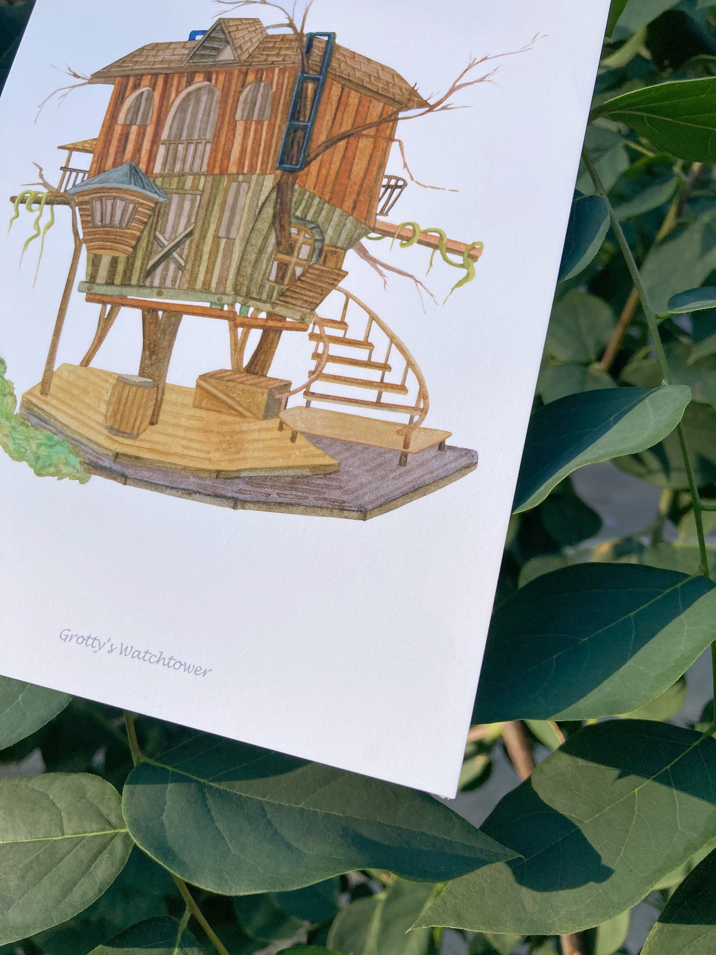 Art print - Grotty's Watchtower