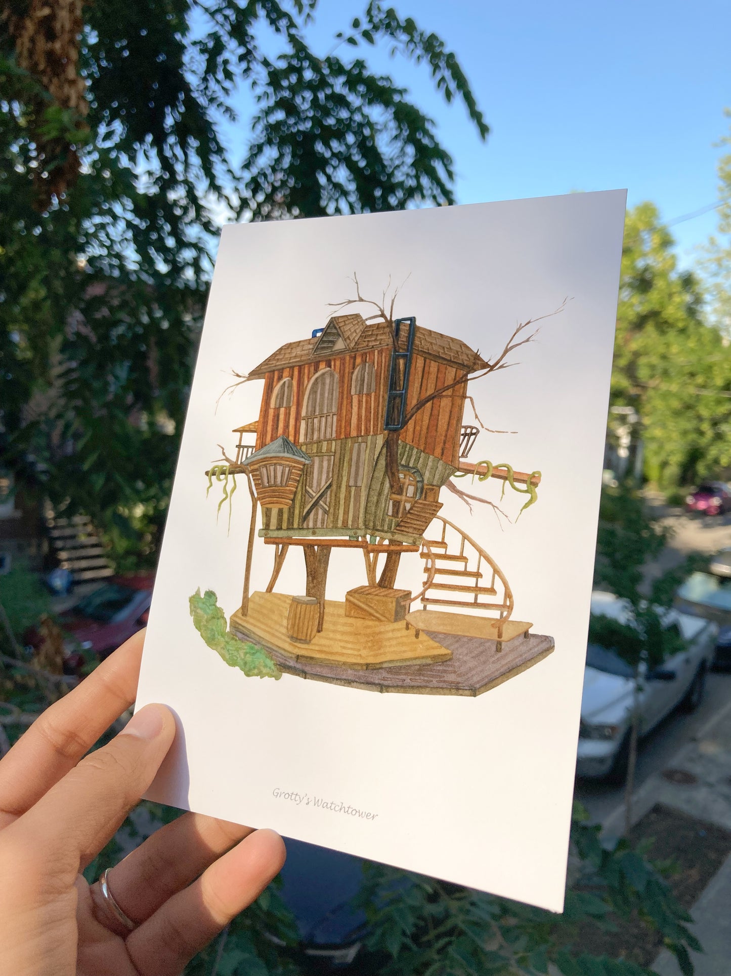Art print - Grotty's Watchtower